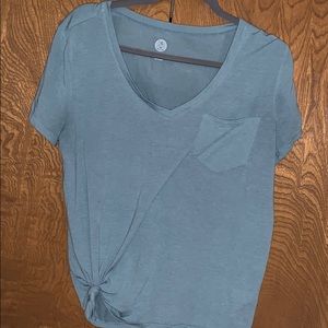 Teal shirt